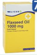 Clicks Flaxseed Oil-200 Capsules