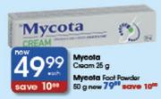 Mycota Cream-25Gm Each