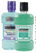 Listerine Tortar, Teeth Gum, Total Care Or Total Care Sensitive-Each
