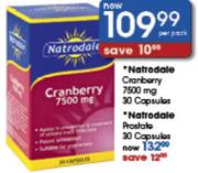 Natrodale Cranberry 7500Mg-30 Capsules
