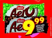 Nestle Aero Chocolate Assorted-100g each