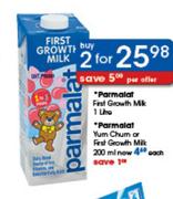 Parmalat First Growth Milk -2x1 Litre