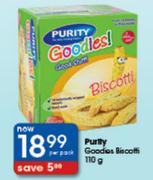 Purity Goodies Biscotti-Each