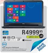Dell 3521 Inspiron Notebook-Each