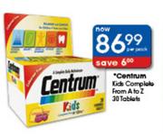 Centrum Kids Complete From A To Z-30 Tablets Per Pack