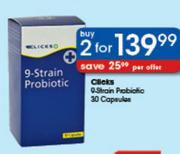 Clicks Q-Strain Probiotic-2x30 Capsules