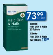 Clicks Hair,Skin & Nails-60 Tablets Per Pack