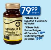Clicks Gold Superfruit & Vitamin C-60 Tablets
