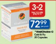 Viral Choice C Cold & Flu 30 Capsules-Per Pack