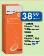 Clicks Vitamin C Fizzi 10 Effevescent Tablets-Per Pack