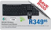 MK260 Wireless Keyboard And Mouse