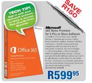 Microsoft 365 Home Premium For 5PC Or Mac Software