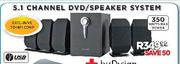 byD:sign 5.1 Channel DVD/Speaker System-Each