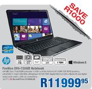 HP Pavilion DV6-7200EI Notebook