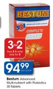 Bestum Advanced Multi-Nutrient With Probiotics Tablets-30's