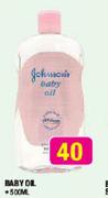 Johnson's Baby Oil-500Ml Eacn