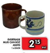 Evertrade Mug Can 8Oz Asstd-Each