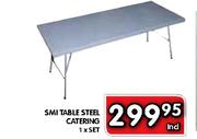 Smi Table Steel catering-Per Set