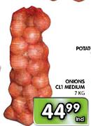 Onions CL1 Medium-7kg Each