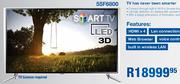 Samsung 55" Smart 3D Internet LED TV-55F6800