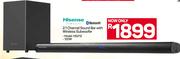 Hisense 2.1 Channel Sound Bar With Wireless Subwoofer HS2121