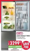 Defy Metallic Fridge-250Ltr