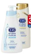 E45 Endless Moisture Skin Care Products-300Ml Or 200 Ml