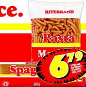 Ritebrand Macroni/Spaghetti-500gm Each