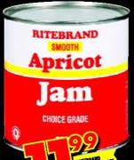 Ritebrand Smooth Apricot Jam-900gm