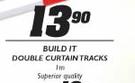 Build It Double-Curtain Tracks-1m