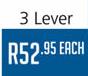 SABS Approved 3Lever Mortice Lockset SABS, Cp, KnK Box-Each