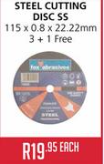 Steel Cutting Disc SS-3