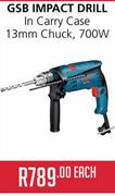 GSB 700W Impact Drill In Carry Case