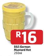 Bas German Mustard Hot-250Ml