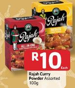 Rajah Curry Powder-100G Each