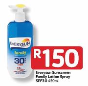 Everysun Sunscreen Family Lotion Spray (SPF30) - 450ml