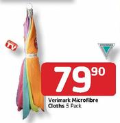 Verimark Microfibre Cloths - 5 Pack