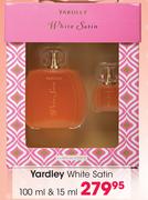 Yardley White Satin-100Ml & 15Ml