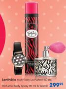 Lentheric Hoity Toity La Purfect 50Ml, Perfume Body Spray 90Ml & Watch