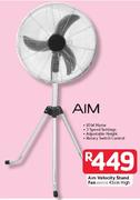 Aim Velocity Stand Fan (AHVS18) 45cm High 