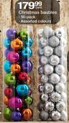Christmas Baubles 50 Pack-Per Pack