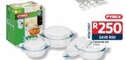 Pyrex Casserole Set-3 Piece Set