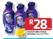 Sta-Soft Ultra Fabric Softener Assorted -750ml Each
