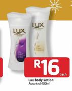 Lux Body Lotion Assorted- 400ml Each