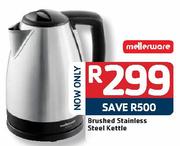 Mellerware Brushed Stainless Steel Kettle