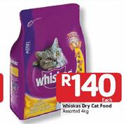Whiskas Dry Cat Food Assorted-4kg