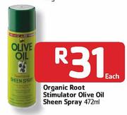 Organic Root Stimulator Olive Oil Sheen Spray - 472ml 