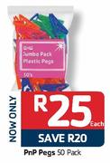 PnP Pegs - 50 Pack