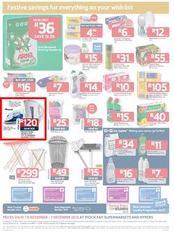 Pick n Pay Gauteng - Festive Savings On All Your Holiday Basics (19 Nov- 01 Dec 2013), page 4