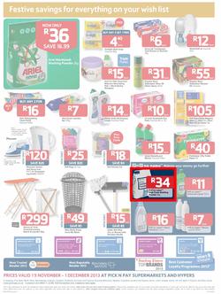 Pick n Pay Gauteng - Festive Savings On All Your Holiday Basics (19 Nov- 01 Dec 2013), page 4